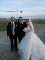 Boda en helicóptero